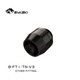 Bykski B-FT1-TN-V3電腦水冷TPV接頭服務(wù)器1分軟管快擰6X10mm水管 槍色