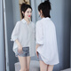 燕潯襯衣女裝2025夏季新款雪紡襯衫女長(zhǎng)袖氣質(zhì)超仙薄款開衫空調(diào)衫早春 白色 L