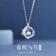 蔓笙藍桉與鳥(niǎo)項鏈女士吊墜鎖骨鏈實(shí)用520情人節生日禮物送女友老婆 項鏈【蝴蝶禮盒】