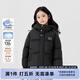 左西女童羽絨服冬季保暖2025新款兒童戶(hù)外三防面包服兒童外套冬裝 黑色【高密防鉆絨暖力升級】 160 cm【充絨量：132g】