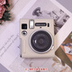 JUNESTAR適用于富士拍立得mini90相機(jī)包mini12硅膠保護(hù)套Instax Mini40EVO相機(jī)殼攝影防摔皮套 硅膠保護(hù)套 拍立得mini40-象牙白