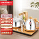 金灶（KAMJOVE） 全自動上水電水壺?zé)畨夭杈叱樗杈唠姴璞P全智能電茶爐電熱水壺茶臺燒水壺 0.9L V3（23*37cm橫版按鍵）