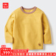優(yōu)衣庫【加購】嬰幼兒寶寶圓領(lǐng)T恤/長(cháng)袖479657 43 黃色 90