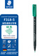 施德樓（STAEDTLER）油性記號筆 綠色0.6mm防水速干勾線(xiàn)馬克筆兒童美術(shù)光盤(pán)刻字辦公用品單支裝F318-5