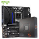 華擎 (ASRock) B650M PG Riptide 黑潮風(fēng)暴主板+AMD 7600X 臺式機 CPU處理器 板U套裝