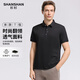 SHANSHAN短袖t恤男夏季2025新款POLO領(lǐng)彈力打底衫男士商務(wù)休閑衣服