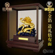 旺鼎檀足金金箔祥龍獻(xiàn)瑞擺件辦公室高端裝飾品送領(lǐng)導(dǎo)公司開業(yè)喬遷禮品