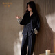 莎倩新款春秋季睡衣女士柔軟莫代爾棉長(zhǎng)袖休閑套裝家居服女神節(jié)禮物