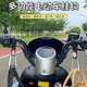 電動車專用掛鉤電瓶車免打孔自行車踏板摩托車電車多功能通用前置車把手掛物扣鉤外賣神器勾子嬰兒車 【帶鎖】槍色鋁合金掛鉤2只裝