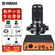 YAMAHA雅馬哈UR12B配音有聲書(shū)錄音專(zhuān)業(yè)設備套裝喜馬拉雅小說(shuō)聲卡外置錄音棚吉他編曲 UR12B+鐵三角AT2020電容麥