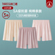 三槍?zhuān)═HREEGUN）【3條裝】?jì)妊澟科浇茄澼p薄大碼寬松安全褲純棉透氣平角女短褲 膚色 +淺藕紅 +粉紅 3XL 【推薦130斤以下】