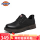 Dickies男士休閑鞋工裝商務(wù)皮鞋男休閑復(fù)古英倫工裝鞋 黑色  42 