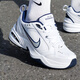 耐克（NIKE）男鞋跑鞋 2025秋季新款舒適低幫休閑鞋輕質運動跑步鞋氣墊老爹鞋 全掌氣墊緩震/白藍/偏小 43 /275mm