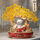 聚善緣財(cái)源廣進(jìn)新款發(fā)財(cái)樹招財(cái)貓擺件玄關(guān)店鋪收銀臺(tái)裝飾品新店開業(yè)禮物 招財(cái)貓寶石紅款長(zhǎng)32寬13高約32CM