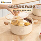 小熊（Bear）湯鍋家用陶瓷0化學(xué)涂層健康煲湯鍋寶寶輔食鍋20cm燉鍋泡面鍋