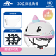 易酷達(dá)（EGOOOD）超輕兒童3C國(guó)標(biāo)認(rèn)證電動(dòng)車(chē)頭盔男女孩滑板騎行盔2-10歲可愛(ài)安全帽四季通用電瓶摩托卡通防撞盔 立體版-獨(dú)角獸 XS（頭圍：48-54CM）