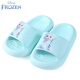 迪士尼愛(ài)莎公主女童拖鞋夏季兒童涼拖鞋家居防滑軟底浴室寶寶涼拖 F1519淺藍 17.5 cm 180