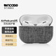 INCASE 適用于蘋果耳機殼AirPodsPro2代保護殼airpods4代保護套蘋果無線藍牙耳機保護殼防滑耳機保護套 二代紋理灰色-INOM100750-ASP