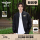 BOY LONDON【碟中諜】秋情侶外套刺繡棒球領(lǐng)飛行員夾克N23033 黑色 XS