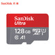 三星（SAMSUNG）EVOPLUS TF卡（MicroSD）U3 A2 V30 高速內存卡 Switch行車(chē)記錄儀相機監控4k攝像 順序讀取160MB/s 閃迪至尊高速英文128GB（紅灰卡140M