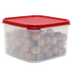 特百惠（Tupperware）保鮮盒 mm橢圓干貨儲藏盒套裝 塑料密封盒廚房五谷雜糧收納盒 正方2號 2.6L 單件裝