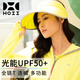 后益（HOII）臺(tái)灣美膚全鏈T國(guó)標(biāo)防曬衣連帽女遮陽防紫外線速干冰絲服外套 外套【黃色S】
