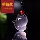 墨馳粉水晶狐貍手鏈女手串粉晶小狐貍吊墜男項(xiàng)鏈掛件飾品閨蜜生日禮物 吊墜款