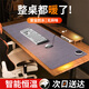 夢多福暖桌墊加熱桌墊加長加大加熱鼠標墊發(fā)熱桌墊暖手電熱墊學生辦公室 商務灰 定時關機+智能恒溫【60*36】 大面積發(fā)熱
