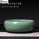 妙普樂(lè )景德鎮陶瓷煙灰缸高端大氣上檔次辦公室龍泉青瓷煙灰缸 用客廳防 大號-【哥窯梅子青】