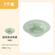 孟夫人奶油風(fēng)陶瓷小吃味碟家用碟子高顏值零食碟咸菜罐頭蘸料碟餐具新款 旋風(fēng)珠點(diǎn)味碟 綠色 1個(gè)