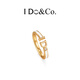 I DO&CO.IDO對(duì)戒情侶戒指一對(duì)925純銀高級(jí)小眾輕奢結(jié)婚戒指銀戒指對(duì)戒男士 IDO-女戒（12-14） 925銀