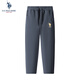 U.S. POLO ASSN.衛(wèi)褲男秋冬季戶外運動休閑褲子百搭舒適保暖長褲 深灰 XL 