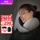 OSTRICHPILLOW GO西班牙鴕鳥(niǎo)枕旅行記憶棉U型飛機(jī)睡眠靠枕午睡枕頭禮品禮物 黑灰色