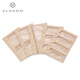 唯蘭朵（VLANDO）2025新款首飾收納冊生日禮物防氧化旅行出差便攜首飾袋 駝色【5頁絨布袋-不含冊子】
