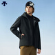 迪桑特（DESCENTE）男女防風(fēng)防水透濕三合一外套沖鋒衣兩件套 BK-曜石黑 XL (180/100A)