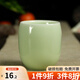 沉弗茶杯套裝冰裂紋茶杯單個(gè)紫砂陶瓷茶具創(chuàng  )意茶杯泡茶杯 六色杯（弟米黃）