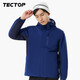 探拓(TECTOP)沖鋒衣 男三合一抓絨內膽保暖防寒服 277 男款鐵蘭 L