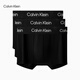 Calvin Klein內衣【情人節禮物吸濕速干】三條裝ck低腰輕薄無(wú)痕彈力平角內褲男 UB1-太空黑 3條 L