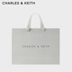 CHARLES&KEITH【單拍不發(fā)】禮品袋CK1-00000000大號 白色 L