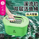 小鳳仙溪流釣雙層活魚桶加厚輕便溪流釣馬口路亞打水桶大容量魚箱漁裝備 溪流雙層活魚桶【8L】