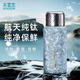 水宜生胖東來純鈦保溫杯雙層鈦杯高檔燜茶杯養(yǎng)生泡茶水杯車載顯溫鈦杯子 冰川藍【精美禮盒】 480ml