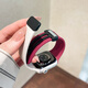 炫戴（XUANDAI）適用vivo watch gt表帶硅膠iqoo watch磁吸vivo watchgt腕帶vivo手表帶折疊扣連接器表耳夏季配件 兩條拼色裝·星光拼酒紅 送貼膜丨適用：VIVO/