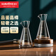 金灶（KAMJOVE）白酒分酒器套裝 玻璃酒杯帶刻度分酒壺烈酒高檔醒酒器G-109 6只裝 100ml