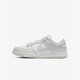 耐克（NIKE）官方女鞋 DUNK LOW 夏季新款灰白百搭運動鞋復古板鞋運動休閑鞋 DD1503-103 38