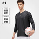 UNDER ARMOUR男士女運動(dòng)跑步速干球衣訓練健身服健身長(cháng)袖t恤 21500538 黑色 XL