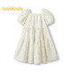 巴拉巴拉女童夏裝兒童連衣裙2024中大童碎花甜美裙子泡泡袖潮208224111036
