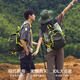 FOUVOR戶(hù)外雙肩包登山包新款男女旅行背包爬山徒步旅游運動(dòng)休閑學(xué)生書(shū)包 灰色（中款多口袋）