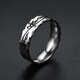 彩萊婭龍紋鈦鋼男士戒指男潮個(gè)性小眾單身戒指男生百搭食指環(huán)尾戒送男友 9碼其他尺碼留言