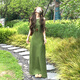 巧丂法式復(fù)古綠色吊帶背心連衣裙女子夏季2025新款小個子收腰氣質(zhì)長裙 綠色 請根據(jù)詳情尺寸數(shù)據(jù)選碼 L