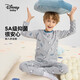 迪士尼（Disney）童裝兒童內(nèi)衣套裝2025年春秋新款男童衣褲睡衣彈寶寶兩件套 淺麻灰快樂米奇-男童 120 cm